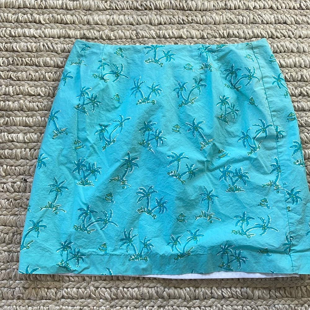Lilly Pulitzer cotton lined skirt. Size 14